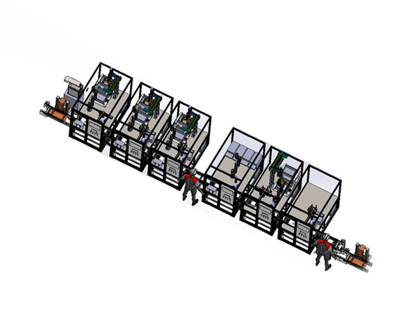 汽車ECU控制器全自動化柔性裝配線